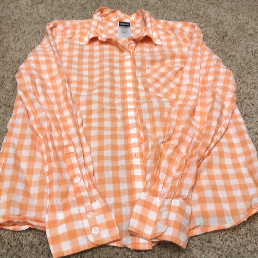 Ladies Patagonia button down shirt